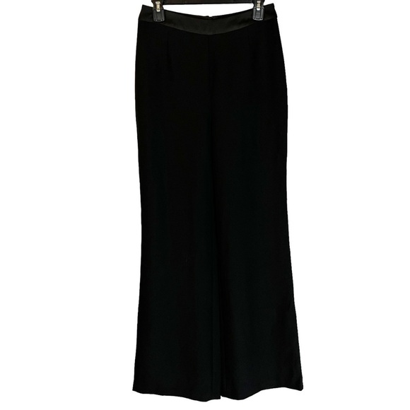 Finder Keepers Women's Wide Leg Black Dress Pants M Modern Minimalist Office - Picture 1 of 5